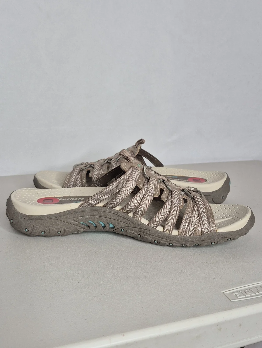 Skechers Reggae - Repetition Athletic Slide Sandals - Size 10 - Picture 4 of 15